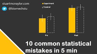 Ten Statistical Mistakes in 5 Min [upl. by Ettenna]