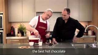 How to make a hot chocolate using an aerolatte milk frother [upl. by Reifinnej]